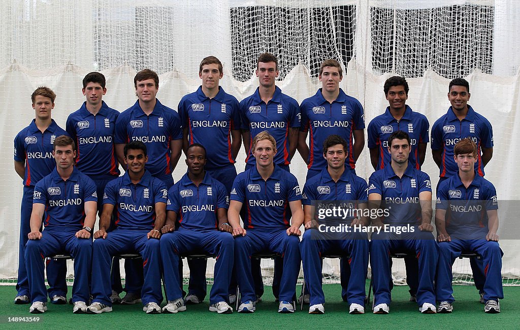 England U19 Portraits and Training Session