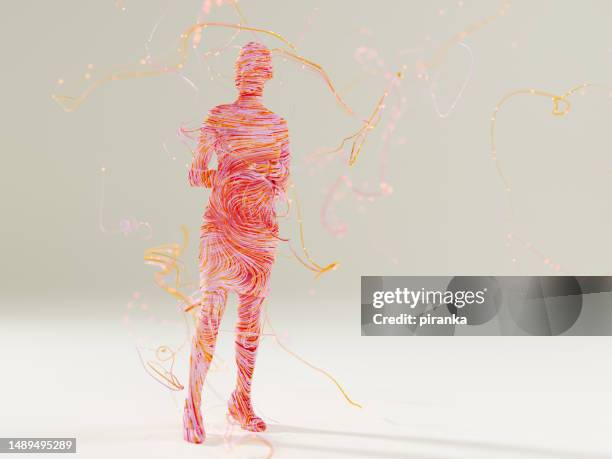 human shape made of wires - human representation stock pictures, royalty-free photos & images