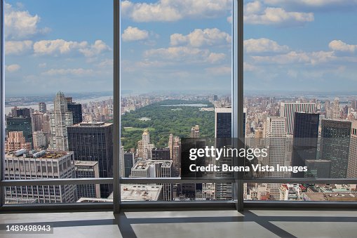 New York. Modern window over Central Park New York. Modern window over Central Park