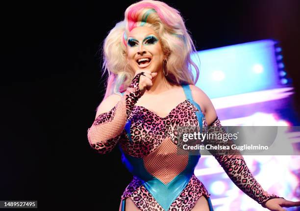 Loosey LaDuca performs at After Hours - The Kickoff during RuPaul's DragCon LA 2023 at Los Angeles Convention Center on May 11, 2023 in Los Angeles,...