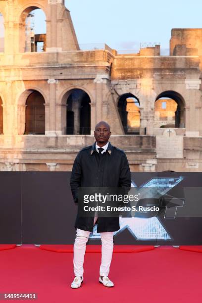 Tyrese Gibson attends the Universal Pictures presents the "FAST X Road To Rome" at Colosseo.