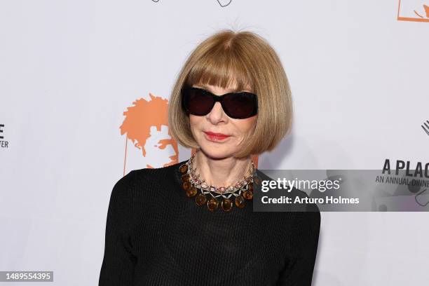 Anna Wintour attends the 2023 Ali Forney Center A Place At The Table Gala at Cipriani Wall Street on May 12, 2023 in New York City.