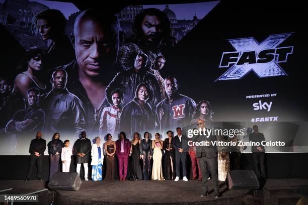 Fast X Rome Trailer Cast and Crew attend the Universal Pictures presents the