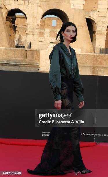 Meadow Walker attends the "Fast X" Premiere at Colosseo on May 12, 2023 in Rome, Italy.