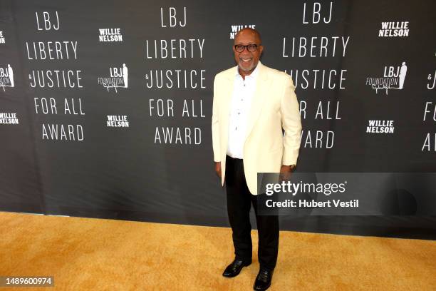 Ron Kirk attends 2023 LBJ Liberty & Justice For All Award honoring Willie Nelson at LBJ Presidential Library – Great Hall on May 12, 2023 in Austin,...