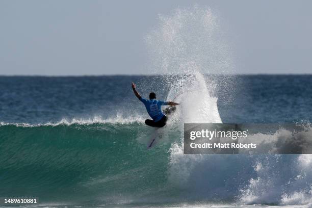 Crosby Colapinto of USA competes during the 2023 Gold Coast Pro at Snapper Rocks on May 13, 2023 in Gold Coast, Australia.