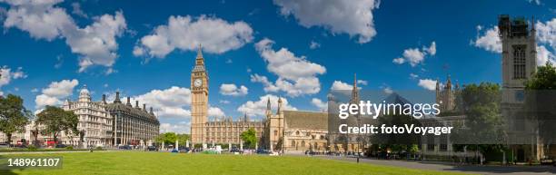 parliament square london - parliament square stockfoto's en -beelden