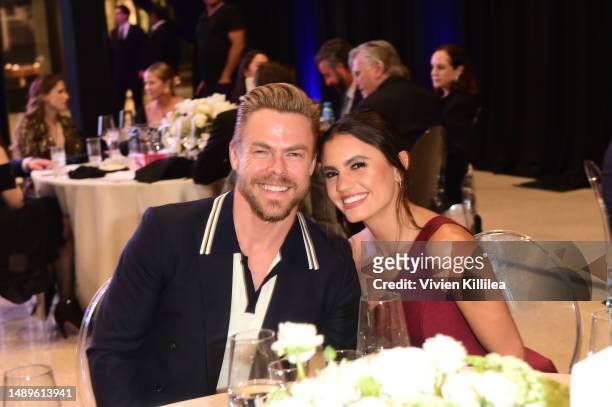 Derek Hough and Hayley Erbert attend the NAMI West Los Angeles first annual 2023 Mental Health Gala honoring the life & legacy of Stephen “tWitch”...