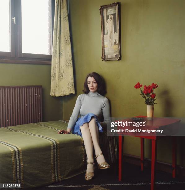 Former model and showgirl Christine Keeler, 1985. Her affair with War Secretary John Profumo in the early 60s was instrumental in the fall of the...