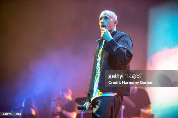Dermot Kennedy performs at YouTube Theater on May 12, 2023 in Inglewood, California.