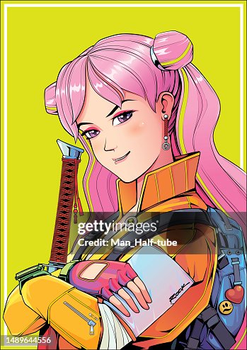 Anime style character Anime style character
