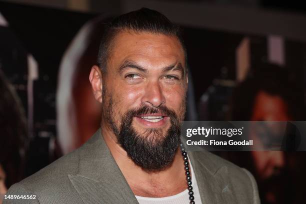 Jason Momoa attends a FAST X Special New Zealand Fan Screening, hosted by Jason Momoa on May 13, 2023 in Auckland, New Zealand.