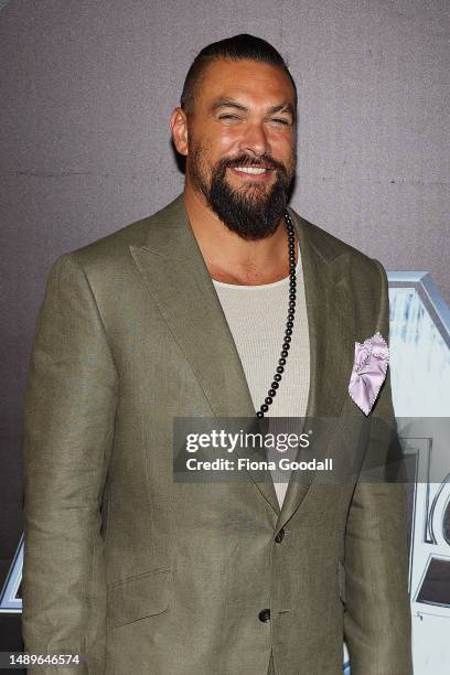 Jason Momoa attends a FAST X Special New Zealand Fan Screening, hosted by Jason Momoa on May 13, 2023 in Auckland, New Zealand.