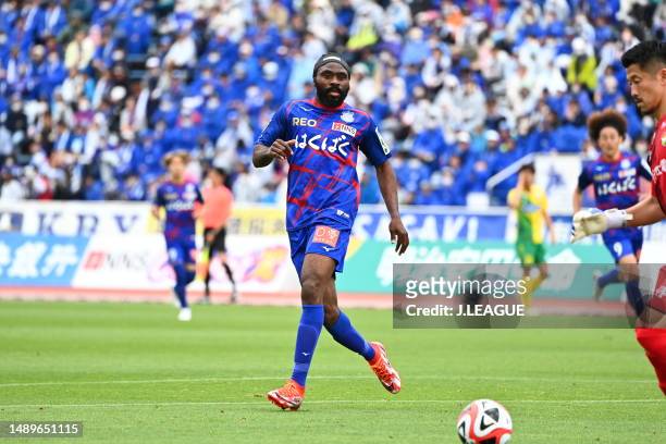 Of Ventforet Kofu in action during the J.LEAGUE Meiji Yasuda J2 15th Sec. Match between Ventforet Kofu and JEF United Chiba at JIT Recycle Ink...