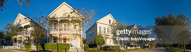 picturesque porch homes panorama - orlando florida buildings stock pictures, royalty-free photos & images