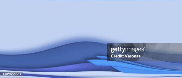 dekorativer abstrakter blauer schattenhintergrund. - briefbogen stock-grafiken, -clipart, -cartoons und -symbole