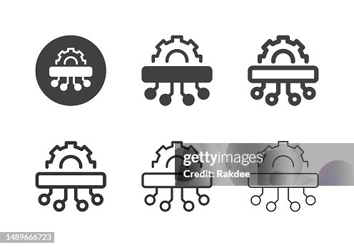 Smart Server Setting Icons - Multi Series Smart Server Setting Icons - Multi Series