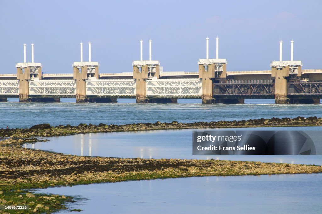 Oosterschelde flood barrier, Netherlands