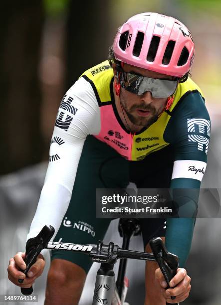 Ben Healy of Ireland and Team EF Education-EasyPost competes in the breakaway during the 106th Giro d'Italia 2023, Stage 8 a 207km stage from Terni...
