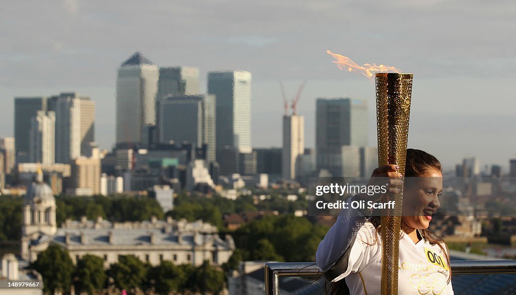 The Olympic Torch Begins Its Journey Around London