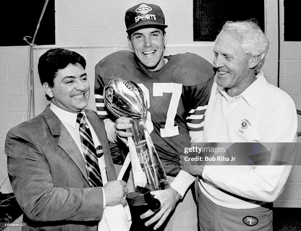 Owner DeBartolo Jr. Celebrates Super Bowl XIX Win