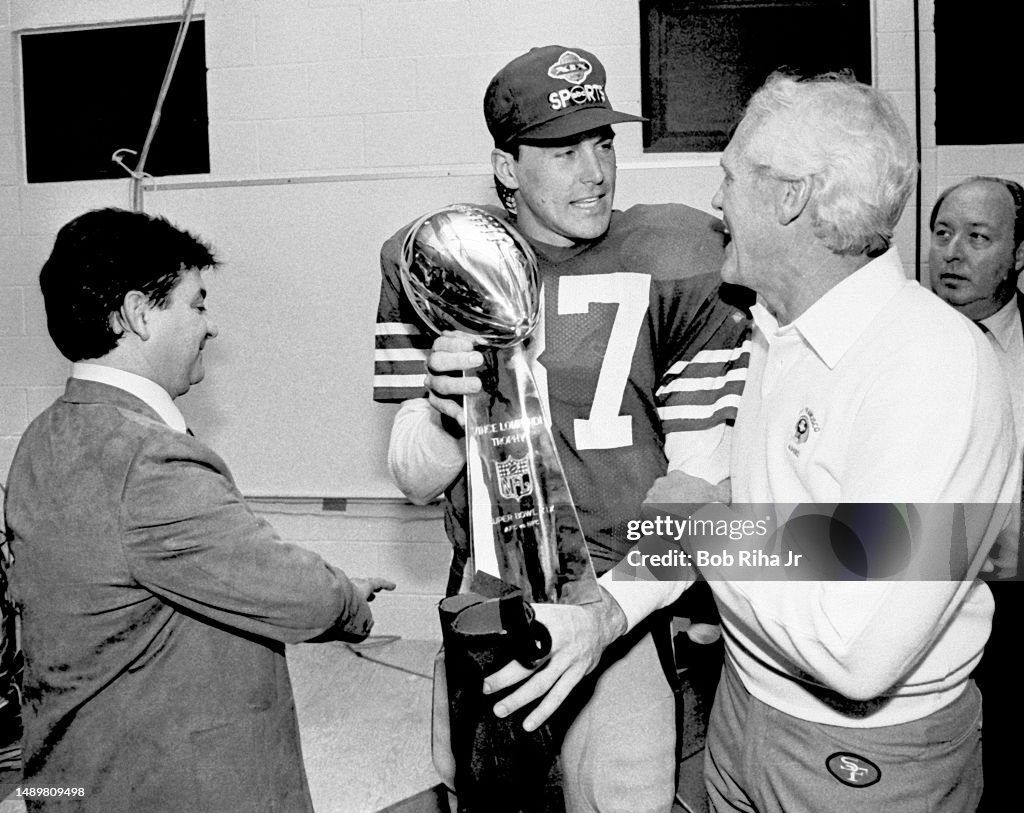 Owner DeBartolo Jr. Celebrates Super Bowl XIX Win