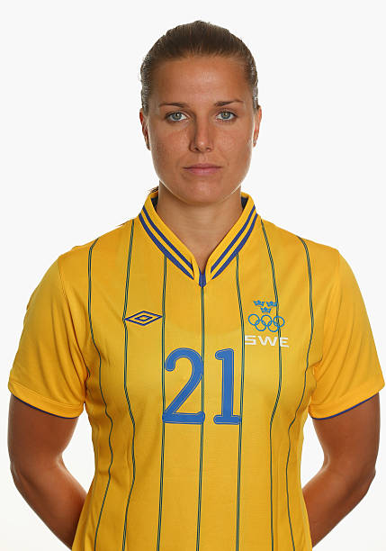 GBR: Sweden Women's Official Olympic Football Team Portraits