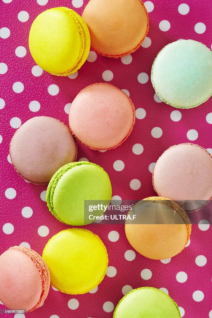 Colorful macaroons