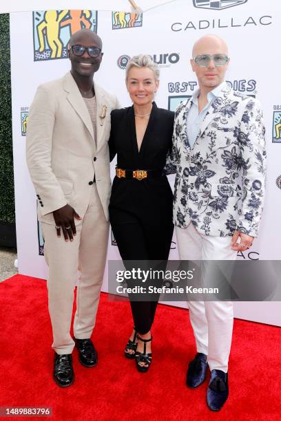 Wil Phearson III, Marina Weiss, and Fuad Backović attend the 6th Annual Best Buddies' Celebration of Mothers on May 13, 2023 in Los Angeles,...