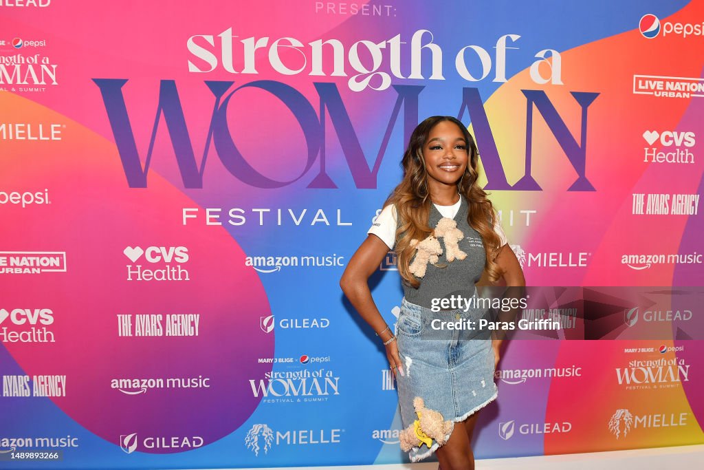 Marsai Martin attends the Strength of a Woman's Summit in Partnership