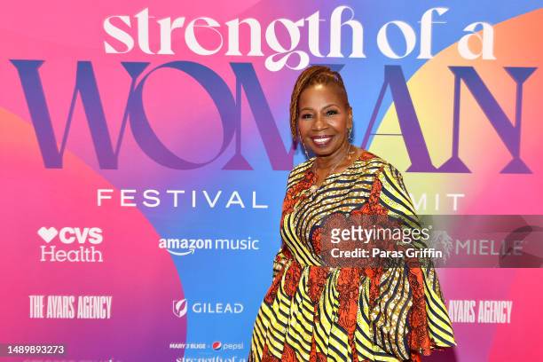 Iyanla Vanzant attends the Strength of a Woman's Summit in Partnership with Mary J. Blige, Pepsi, and Live Nation Urban at AmericasMart Atlanta on...