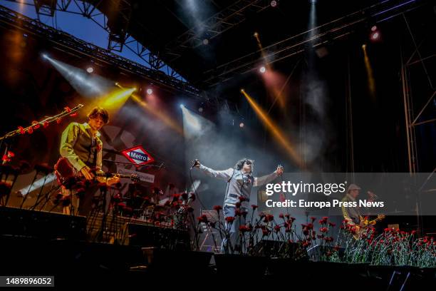 The band Carolina Durante performs for the festivities of San Isidro, in the meadow of San Isidro, on May 13 in Madrid . Carolina Durante is a pop...