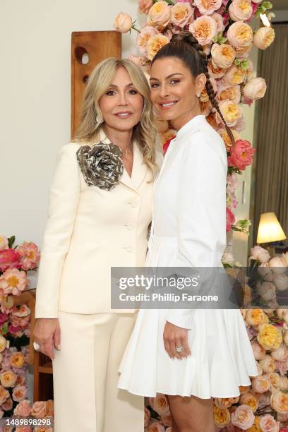 Anastasia Soare and Maria Menounos attend Anastasia Beverly Hills Mother's Day Celebration on May 13, 2023 in Los Angeles, California.