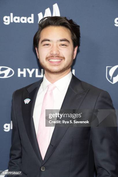 Schuyler Bailar attends the 34th Annual GLAAD Media Awards at New York Hilton on May 13, 2023 in New York City.