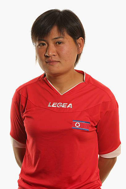 GBR: Korea DPR Women's Official Olympic Football Team Portraits