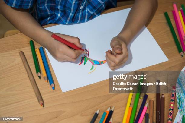 Coloring Using Hand Kids Hand Coloring Photos and Premium High Res Pictures - Getty Images