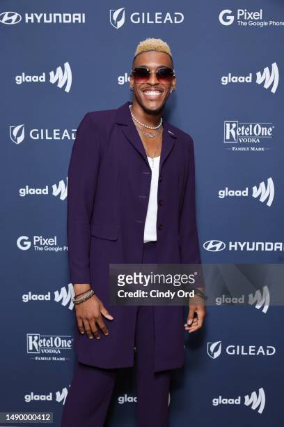 Quinton Peron attends the 34th Annual GLAAD Media Awards at New York Hilton on May 13, 2023 in New York City.