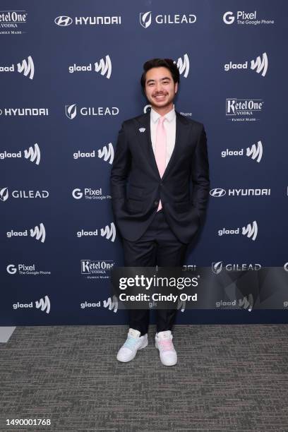 Schuyler Bailar attends the 34th Annual GLAAD Media Awards at New York Hilton on May 13, 2023 in New York City.