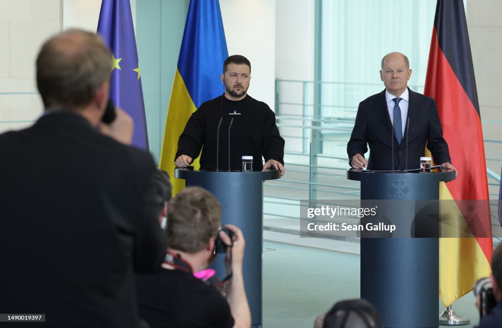 Ukrainian President Zelensky Visits Berlin