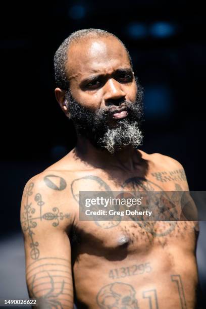 Stefan Burnett of Death Grips performs onstage during the Sick New World music festival at the Las Vegas Festival Grounds on May 13, 2023 in Las...