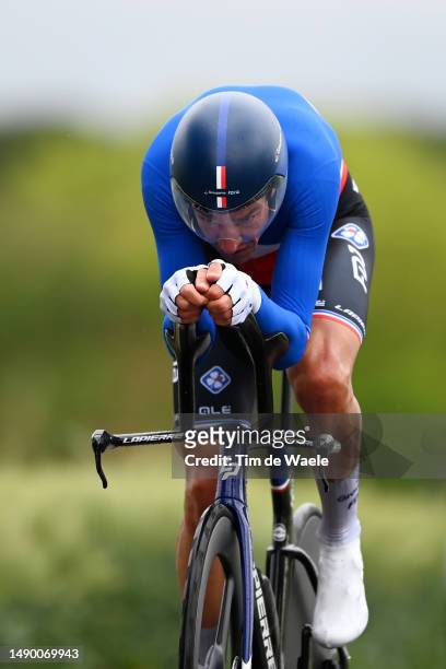Bruno Armirail of France and Team Groupama - FDJ sprints during the 106th Giro d'Italia 2023, Stage 9 a 35km individual time trial stage from...