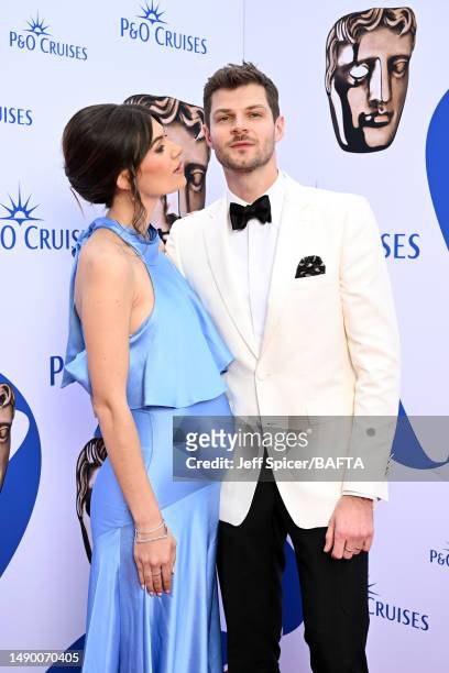 Sarah Chapman and Jim Chapman attends the 2023 BAFTA Television Awards with P&O Cruises at The Royal Festival Hall on May 14, 2023 in London, England.
