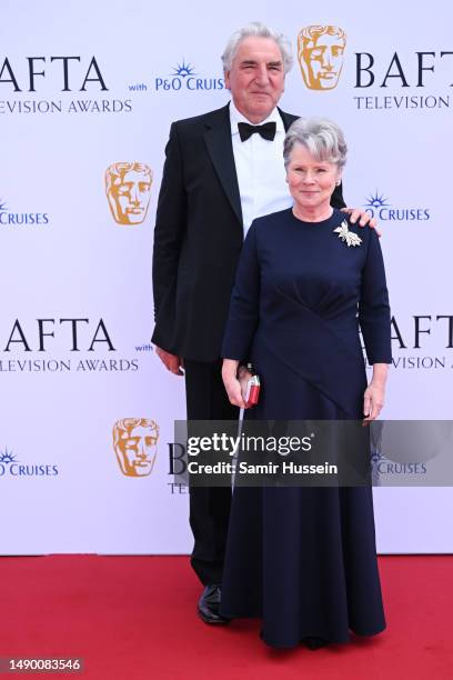 Jim Carter and Imelda Staunton attend the 2023 BAFTA Television Awards with P&O Cruises at The Royal Festival Hall on May 14, 2023 in London, England.