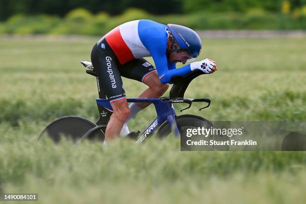 Bruno Armirail of France and Team Groupama - FDJ sprints during the 106th Giro d'Italia 2023, Stage 9 a 35km individual time trial stage from...