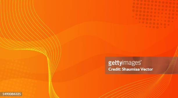modern orange, pink and red gradient geometric shape circle design on abstract liquid background - orange colour background stock illustrations
