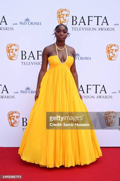Indiyah Polak attends the 2023 BAFTA Television Awards with P&O Cruises at The Royal Festival Hall on May 14, 2023 in London, England.