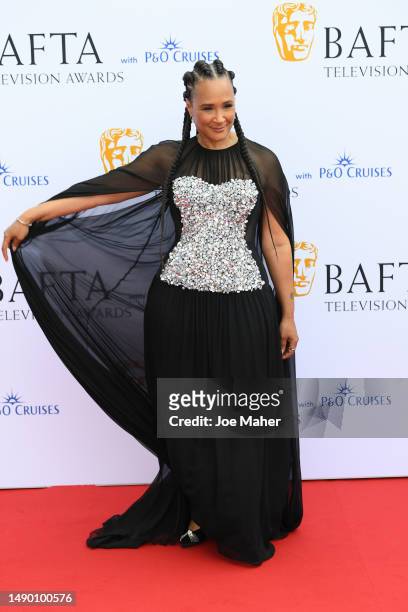 Golda Rosheuvel attends the 2023 BAFTA Television Awards with P&O Cruises at The Royal Festival Hall on May 14, 2023 in London, England.