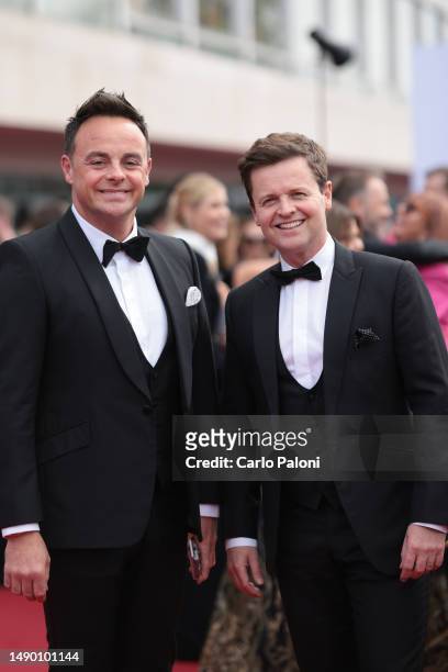 Anthony McPartlin and Declan Donnelly attends the 2023 BAFTA Television Awards with P&O Cruises at The Royal Festival Hall on May 14, 2023 in London,...
