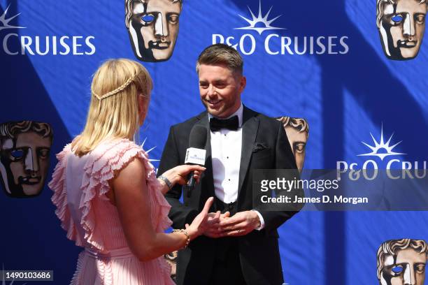 Sara Cox interviews Paul Ludlow, President of P&O Cruises as he attends the BAFTA Television Awards with P&O Cruises at The Royal Festival Hall on...