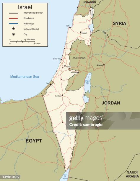 map of israel - historical palestine 幅插畫檔、美工圖案、卡通及圖標